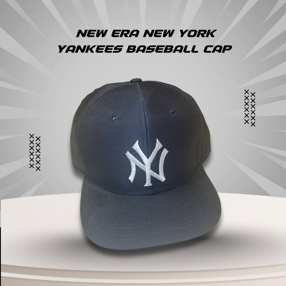 New Era New York Yankees Baseball Cap Navy Blue Adjustable Fit